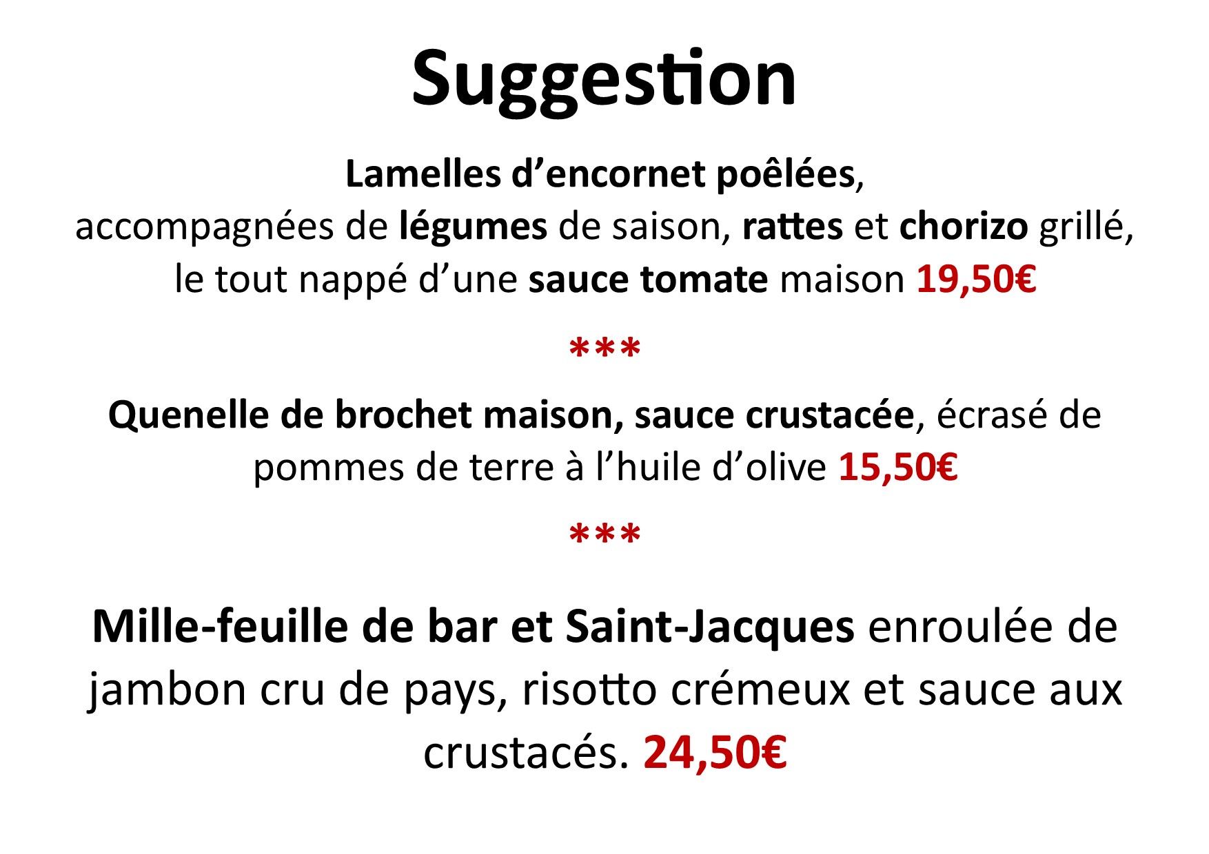 Envie de vous régaler ? Jetez un œil à nos suggestions.